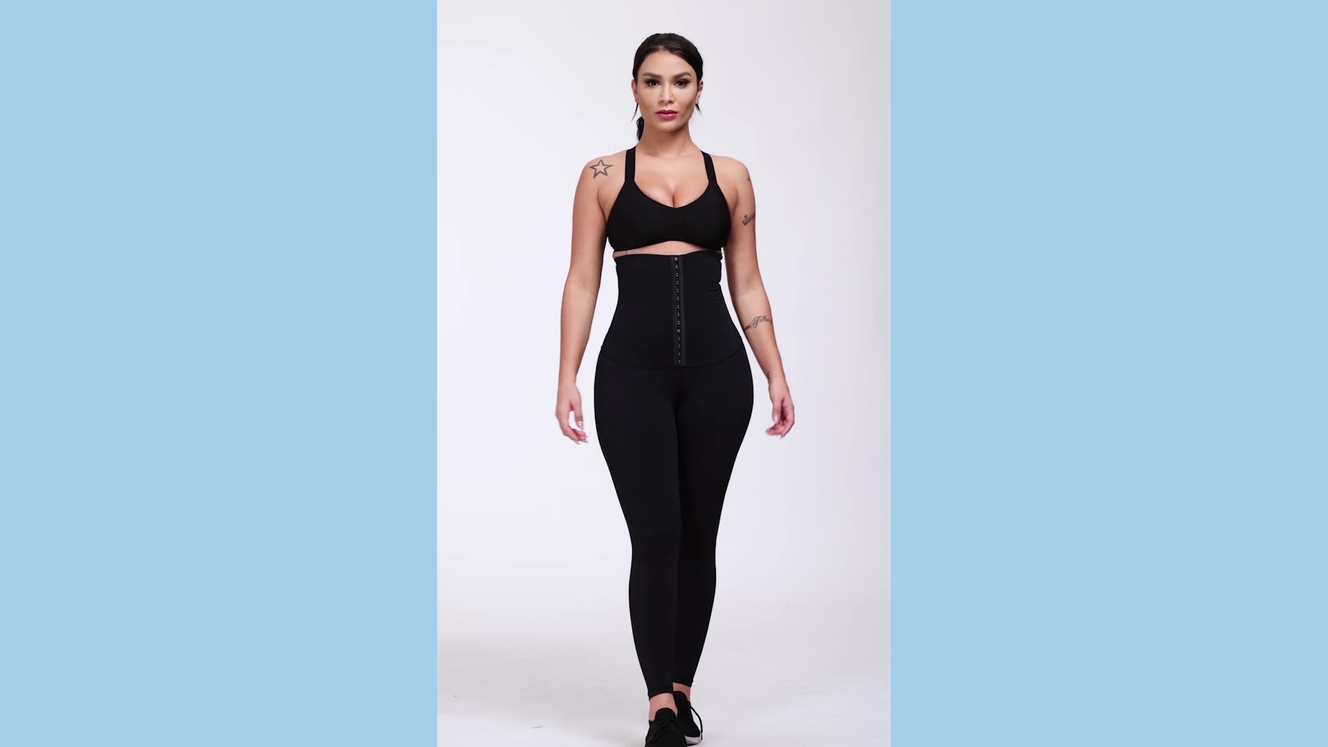 plus size waist trainer leggings