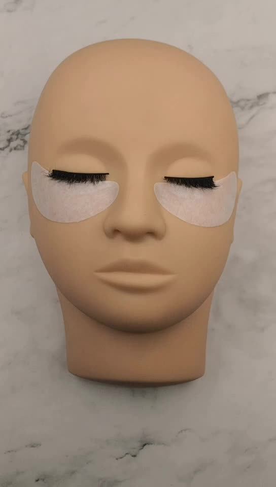 Training Mannequin Flat Head Practice Make Up Model Eyelash Extensions