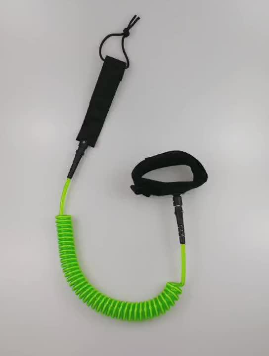 Sup Leash Coil Double Swivel Surf Leash Leash Surfboard Buy Surf