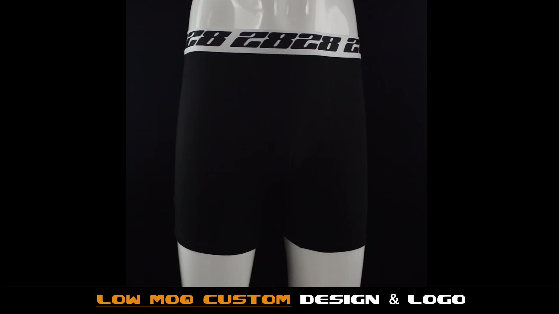 Wholesale Men Boxers Briefs Stretch Cotton Elastic Band Breathable Underwear Men Plus Size