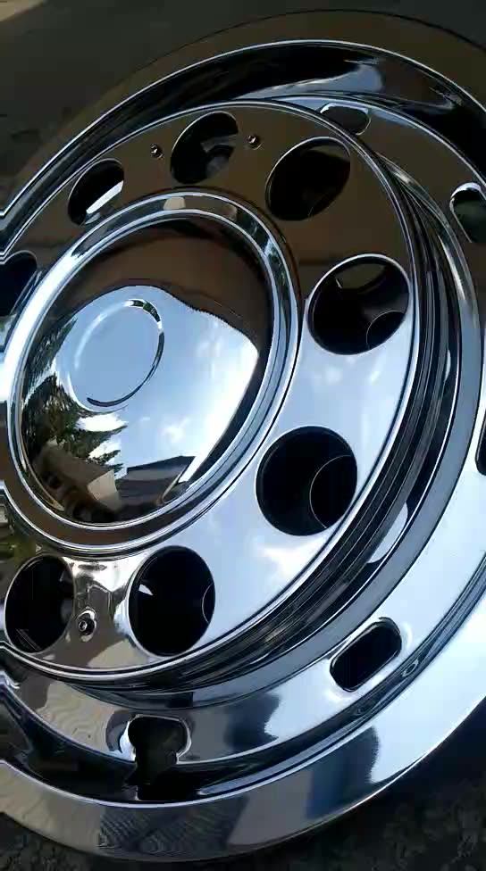 Chrome Wheel Cover 22.5 Inch 10 Handholes Steel Wheel Cover Used For