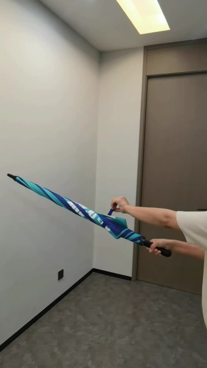 Vodafone 30" manual open red custom logo golf sun umbrella, View golf