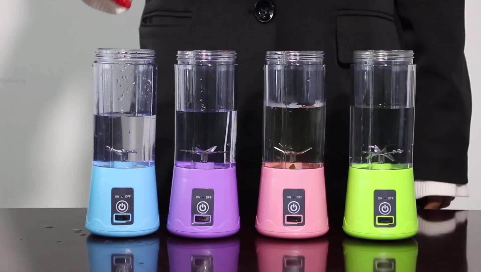 Mini Travel Blender Food Processor Plastic Juicer Portable Electric