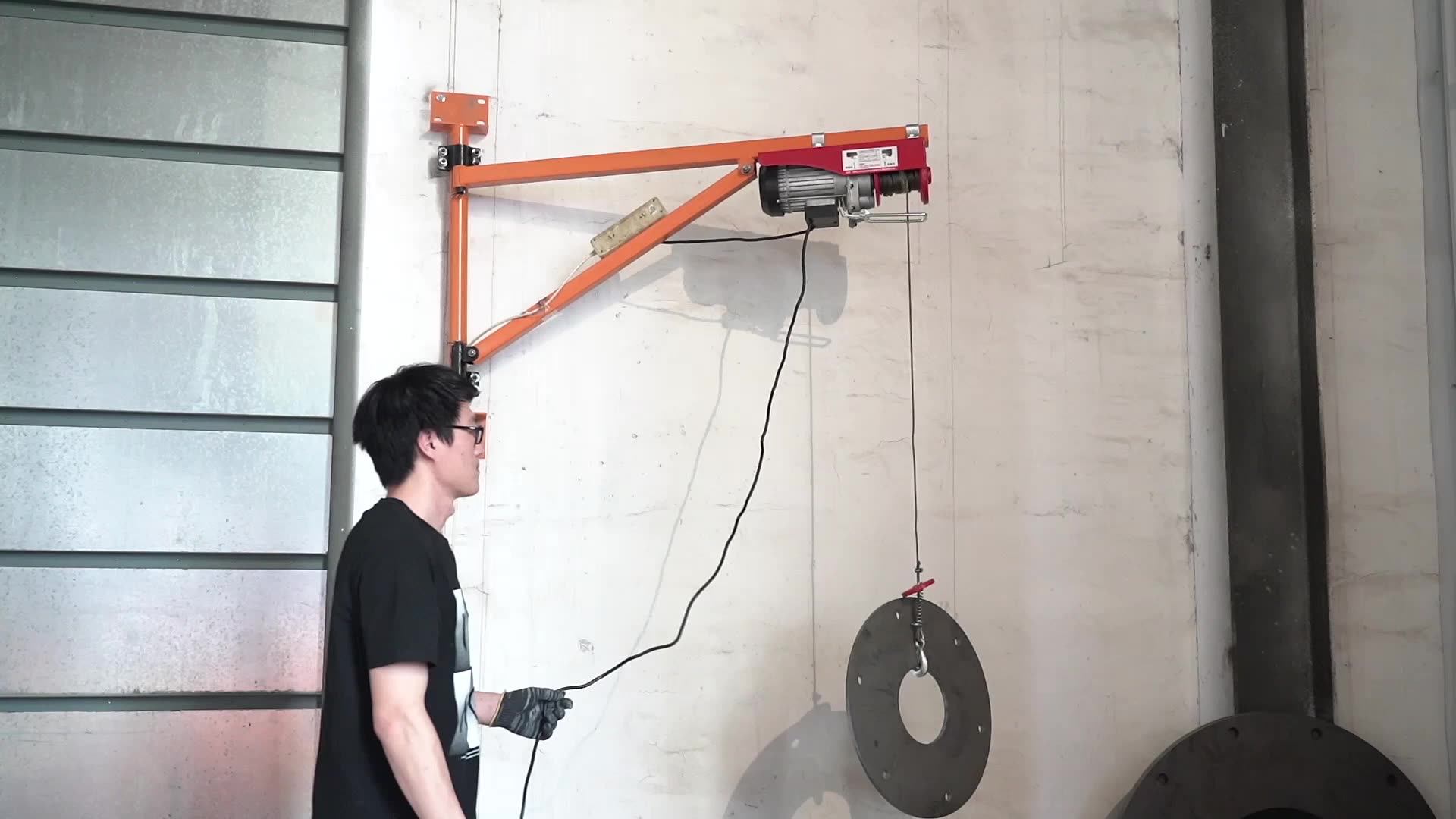 180 Degree Rotation Crane Wall Travelling Cantilever Jib Crane Lifting