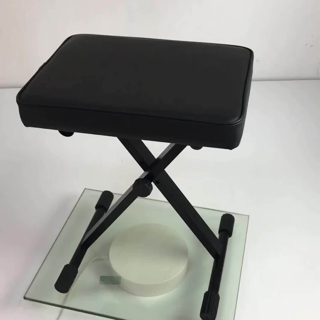 Factory Wholesale X Style Adjustable Folding Black Piano Keyboard Music