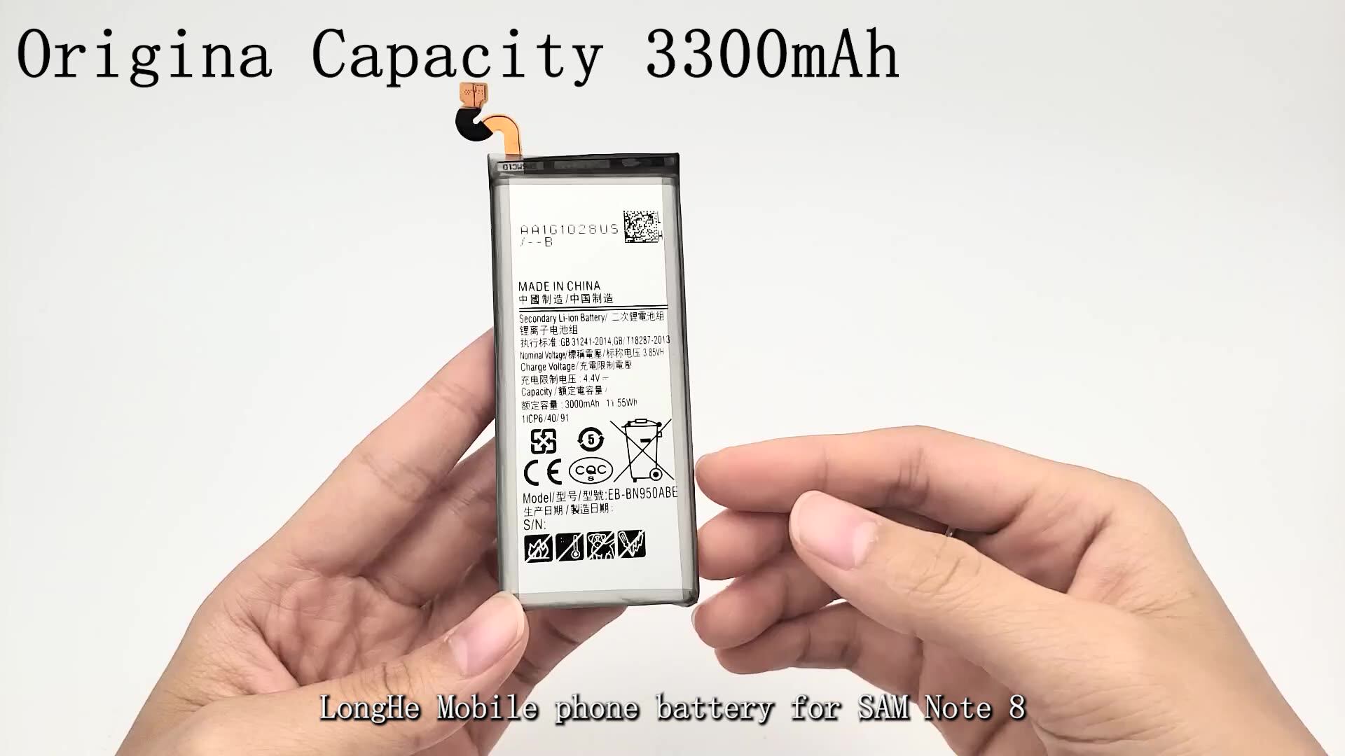 New Manufacture Power Bank Cell Battery EB-BN950ABE for Samsung Galaxy Note  N950