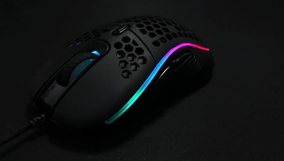Gaming Mouse Wired Optical Rgb Light With Macro Software