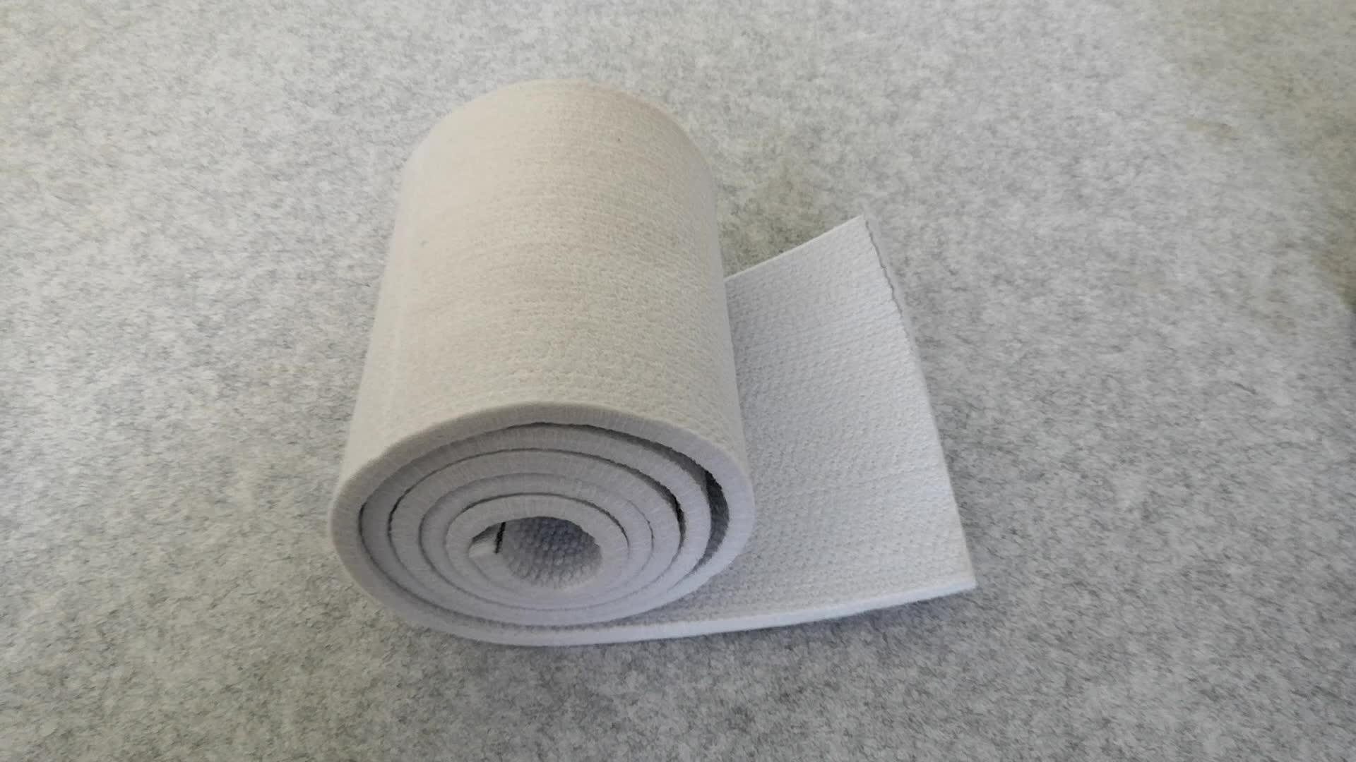 Manufacturer Supply Nonwoven Fabric Needle Punched Polyester Felt Roll