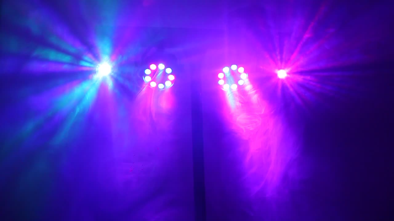 48pcs 1w Led Par Can Light Sets Rgbw Led Bar Stage Light With