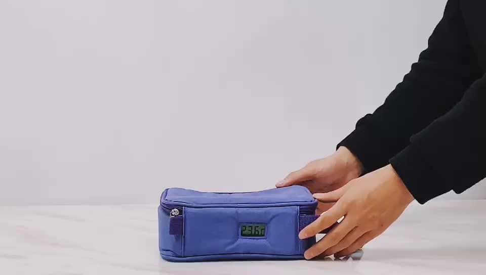 Medicine Diabetic Cooling Bag With Lcd Temperature Display Buy