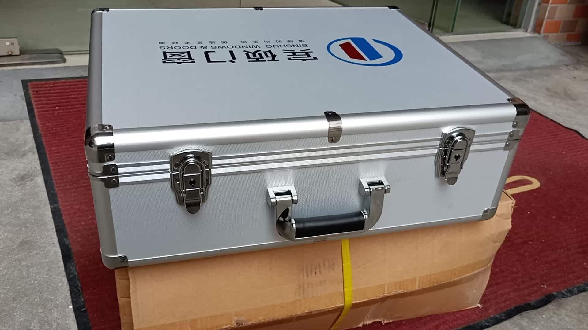 Professional Quality Aluminum Swatches Sample Display Case With