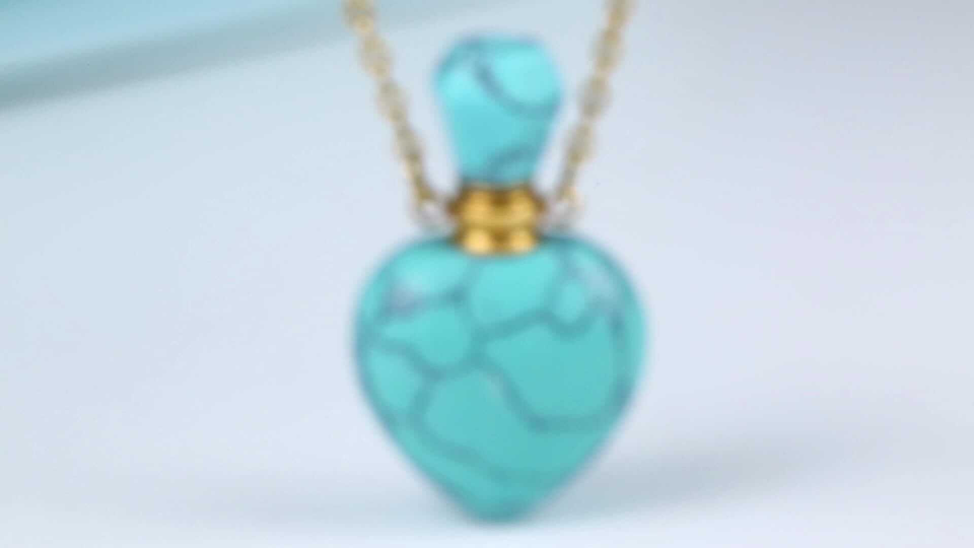 Natural Stone Jewelry Tree Of Life Necklace Amethyst Energy Stone Moon