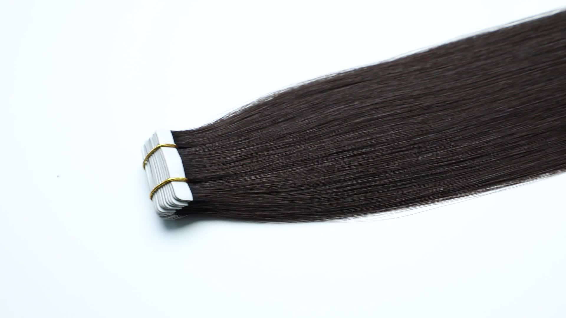 Long Lasting Virgin Natural Vietnam Hair Human Invisible Nano Tape In