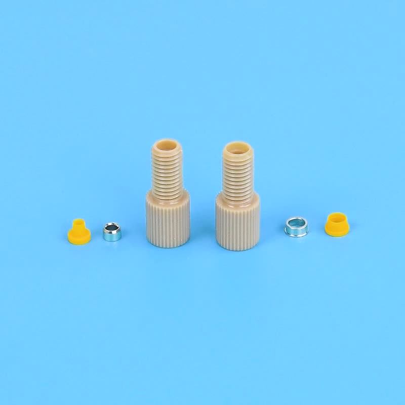 High Pressure Plastic Fittings Threepiece Peek Flangeless Fittings