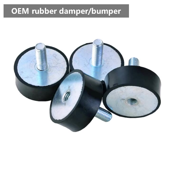 Steering Rubber Damper Anti Vibration Mounts M6 M8 Shock Absorber For