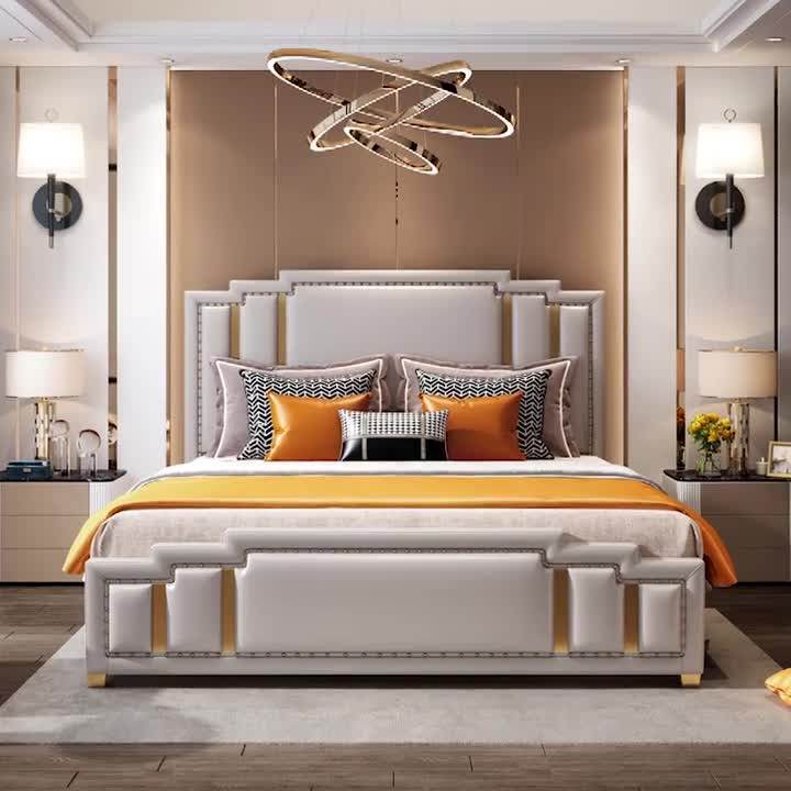 Postmodern King Bed Frame Luxury Bed With Storage Bedroom Furniture Buy King Bed Frame Luxury