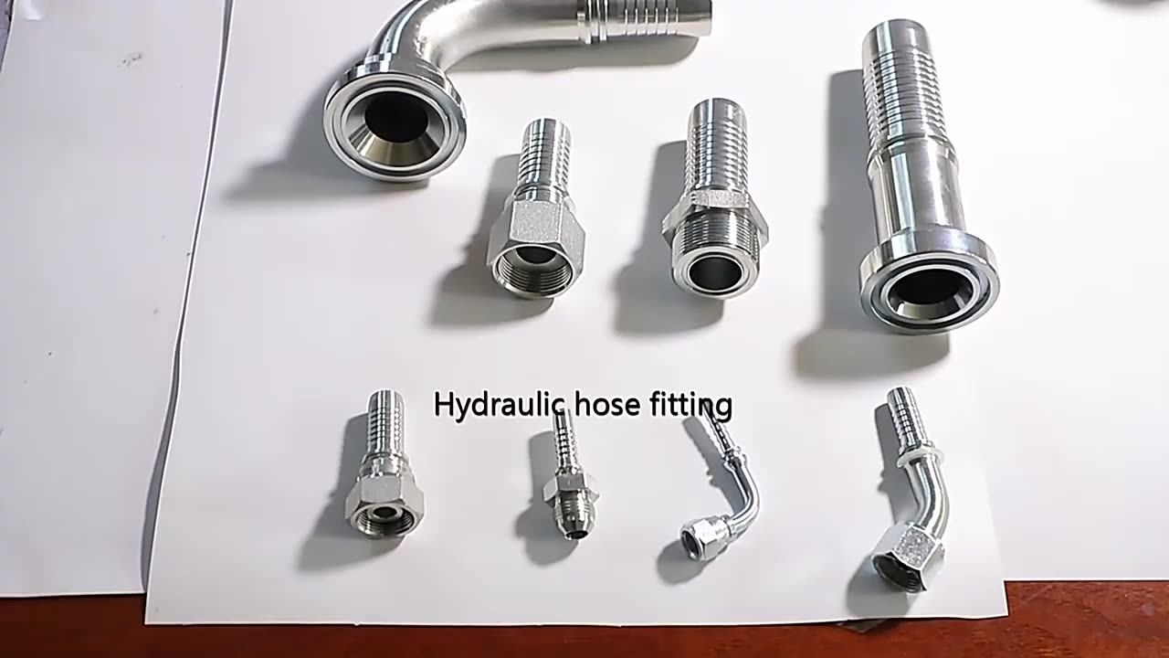 International Mass Production Bsp Hydraulic Elbow 90 Degree Hose Pipe