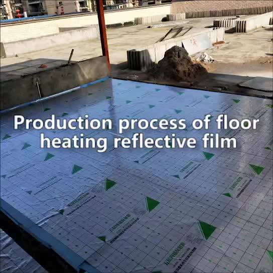 Underfloor Heating Designed Aluminum Heat Insulation Foil Film Floor