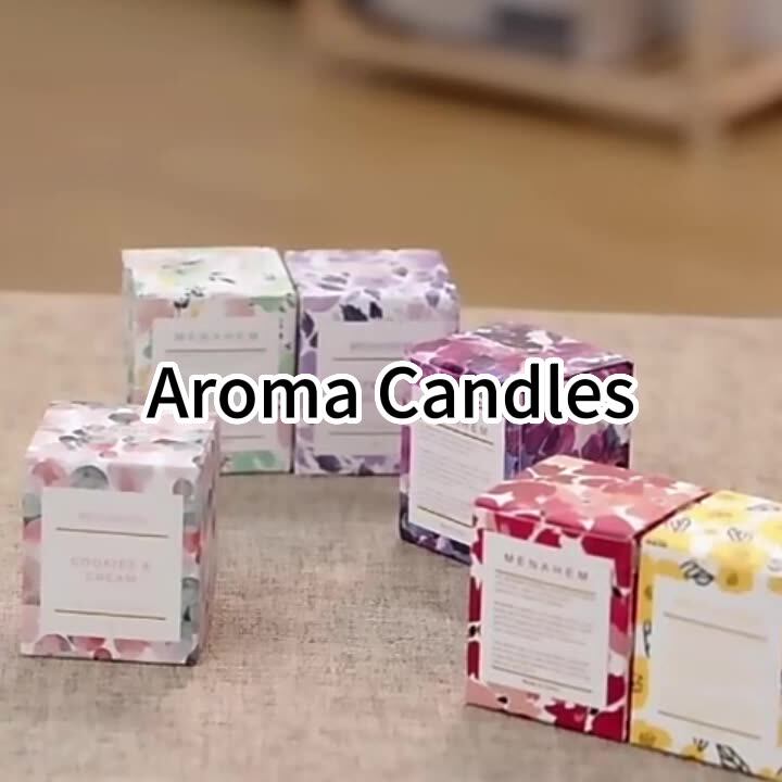 Scented Rose Candles Parfum Pour Bougie Kaars Luxury Non Toxic Soy Wax