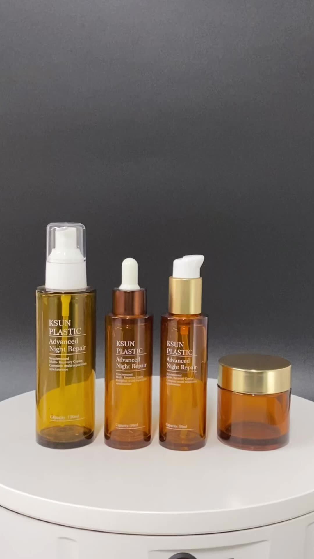 Ksun Luxury Bottles Of Serum Biodegradable Serum Bottle 50ml Coloured