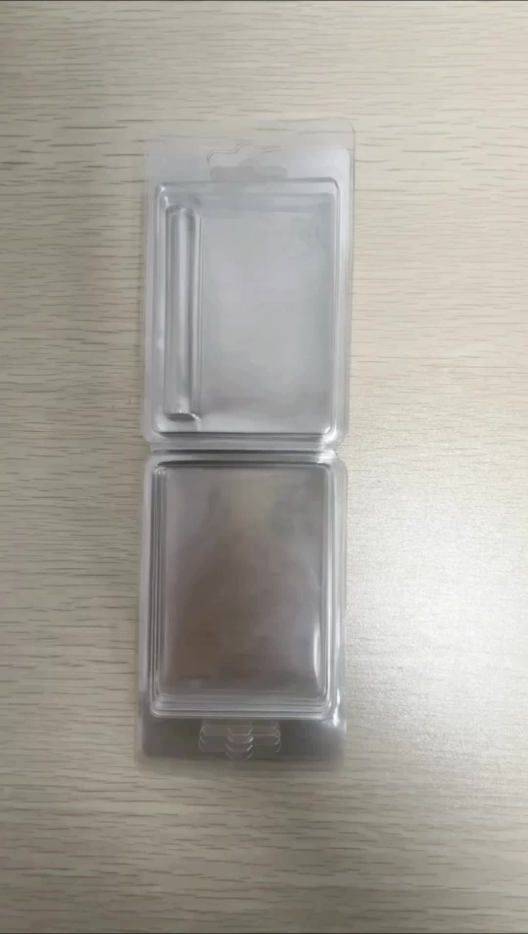 Cheap Wholesale Clear Customized 1ml Plastic Package Pet Pvc Clamshell