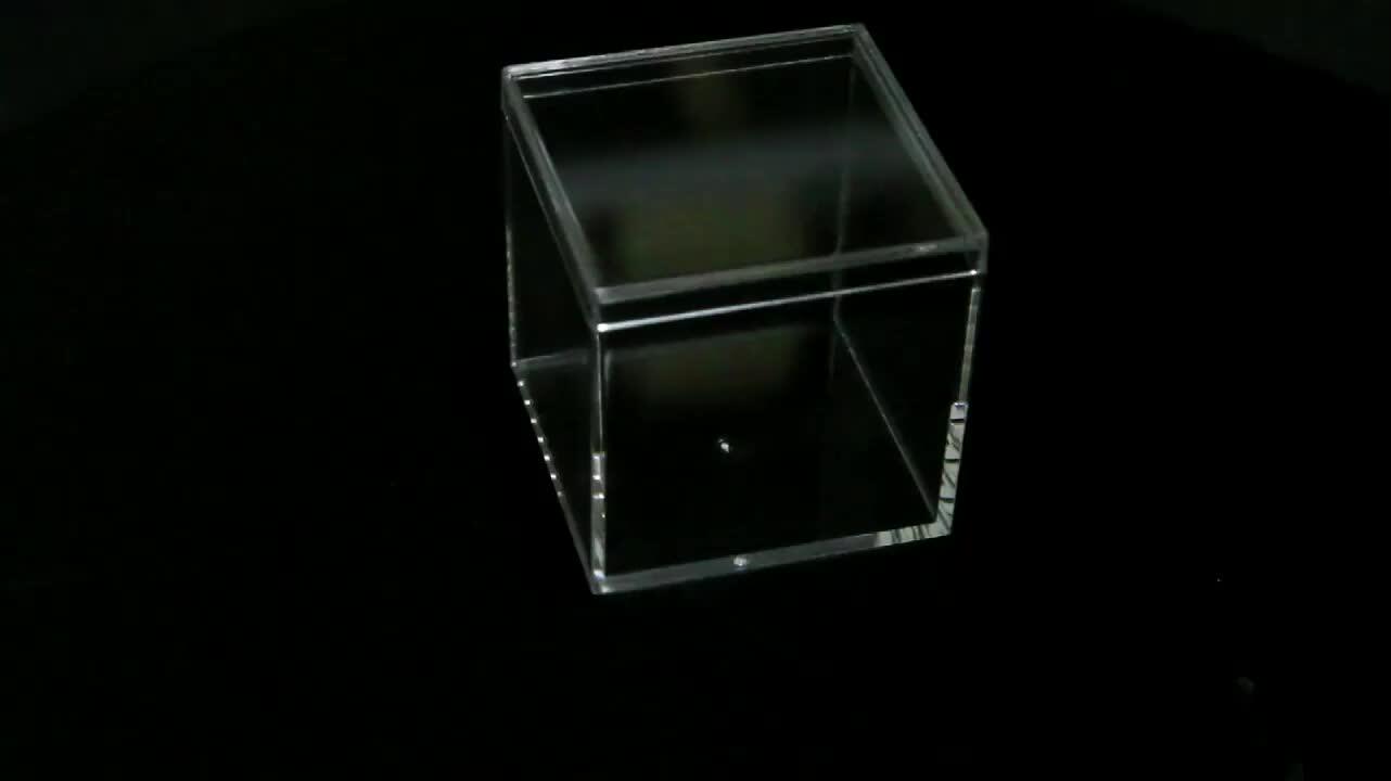 Square Acrylic Box Candy Favor Cube Customize Mold Injectioned Acrylic