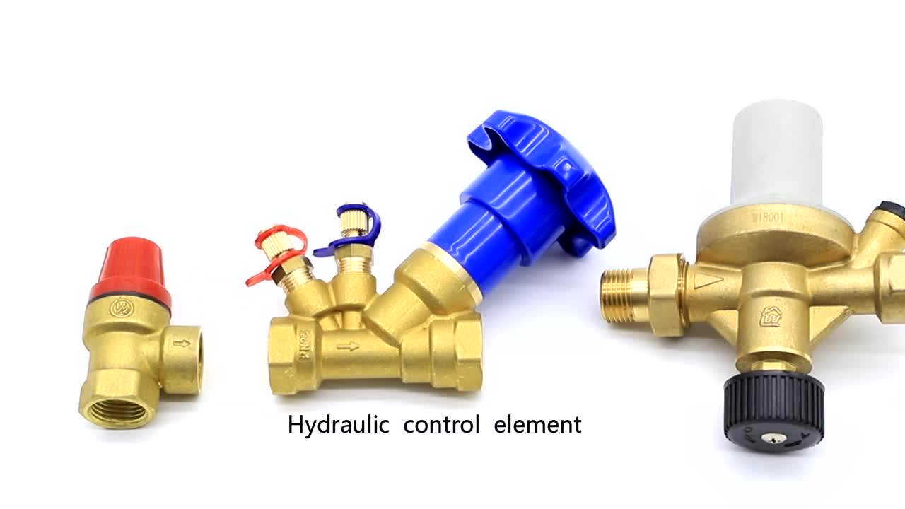 Sta.4151 Brass Static Hydraulic Pressure Relief Superior Brass Water Static Balancing
