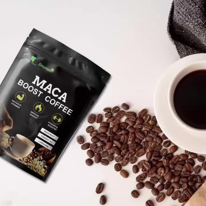 Private Brand Maca Instant Coffee For Man Maca Energy Coffee Black Maca