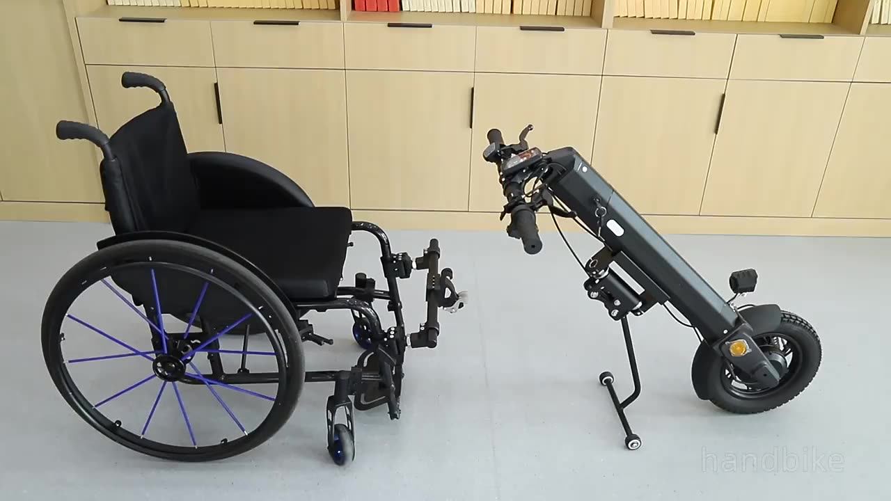 Power Assist For Wheelchair Tractor Attachment Tricycle Handbike
