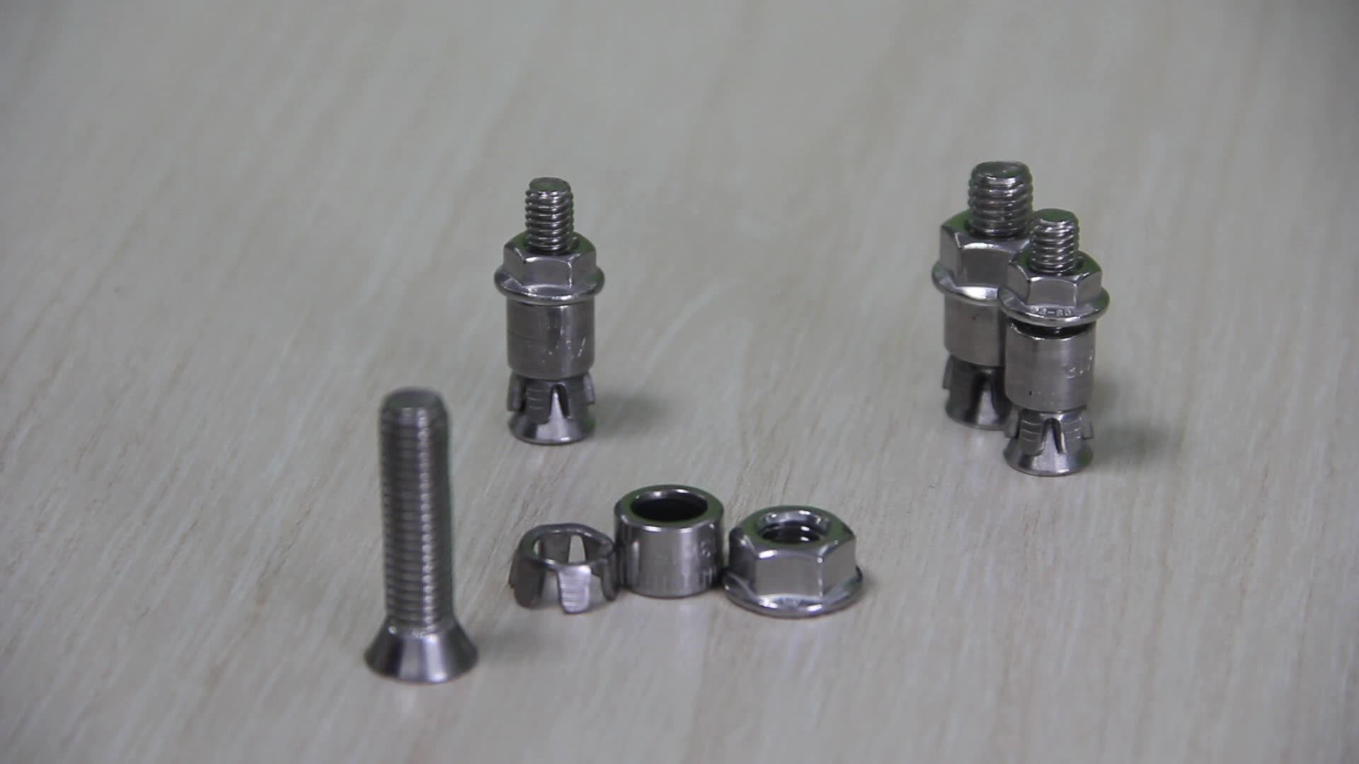 Stainless Steel Undercut Anchor For Stone Marble Granite Fixing System