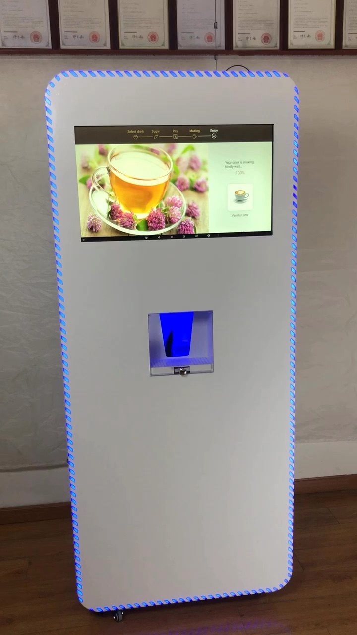 2021 New Outdoor Drink Vending Machine With Card Reader Touch Screen