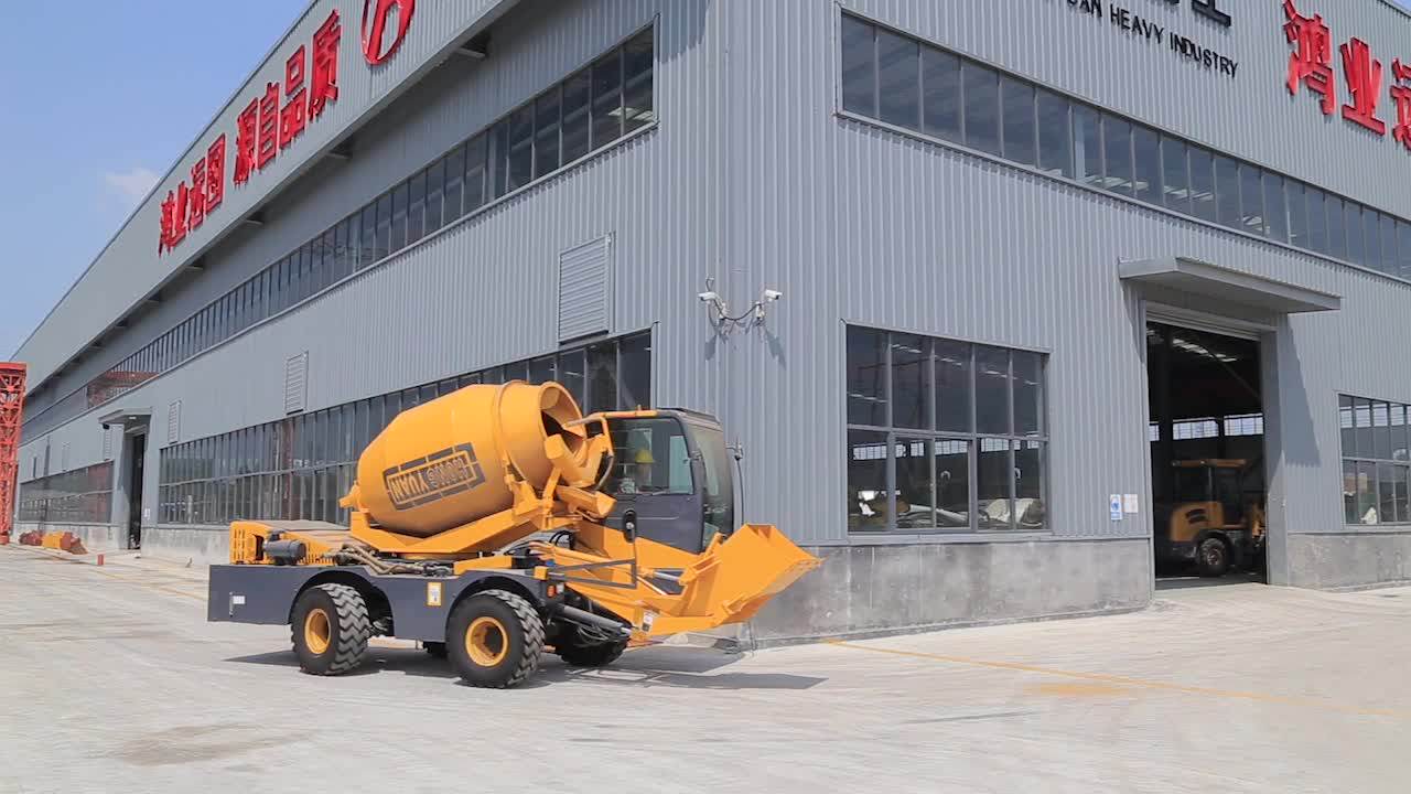 4cubic Meters Self Propelled Hydraulic Mobile Self Loading Concrete
