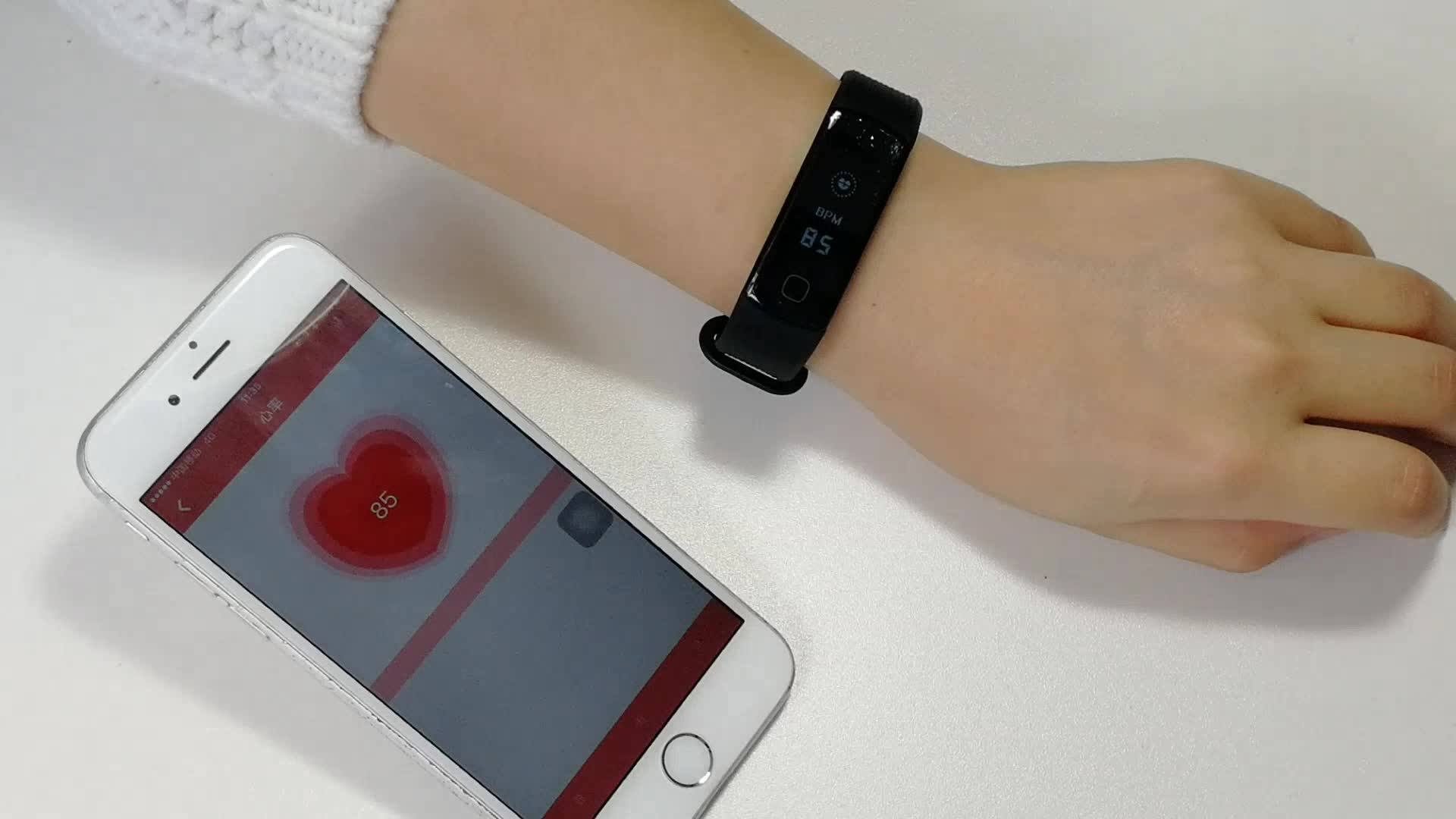 Ip67 Waterproof Intelligent Smart Bracelet Fitness Tracker Smart Watch Wristband With Continuous