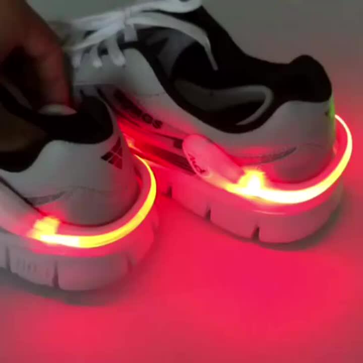Outdoor Night Lighting Led Flashing Shoe Light Led Running Shoe Clip