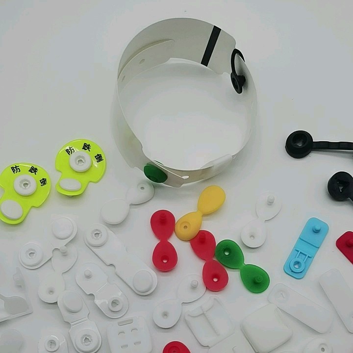 Plastic Security Snap Fasteners For Medical Id Vinyl Wristbands Buy