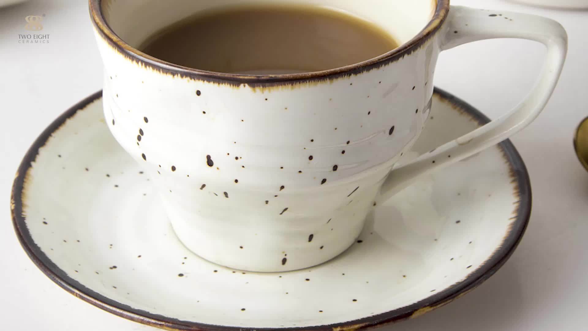 Hotel Porcelain Cup And Saucer Restaurant Coffee Mug Buy Cup And