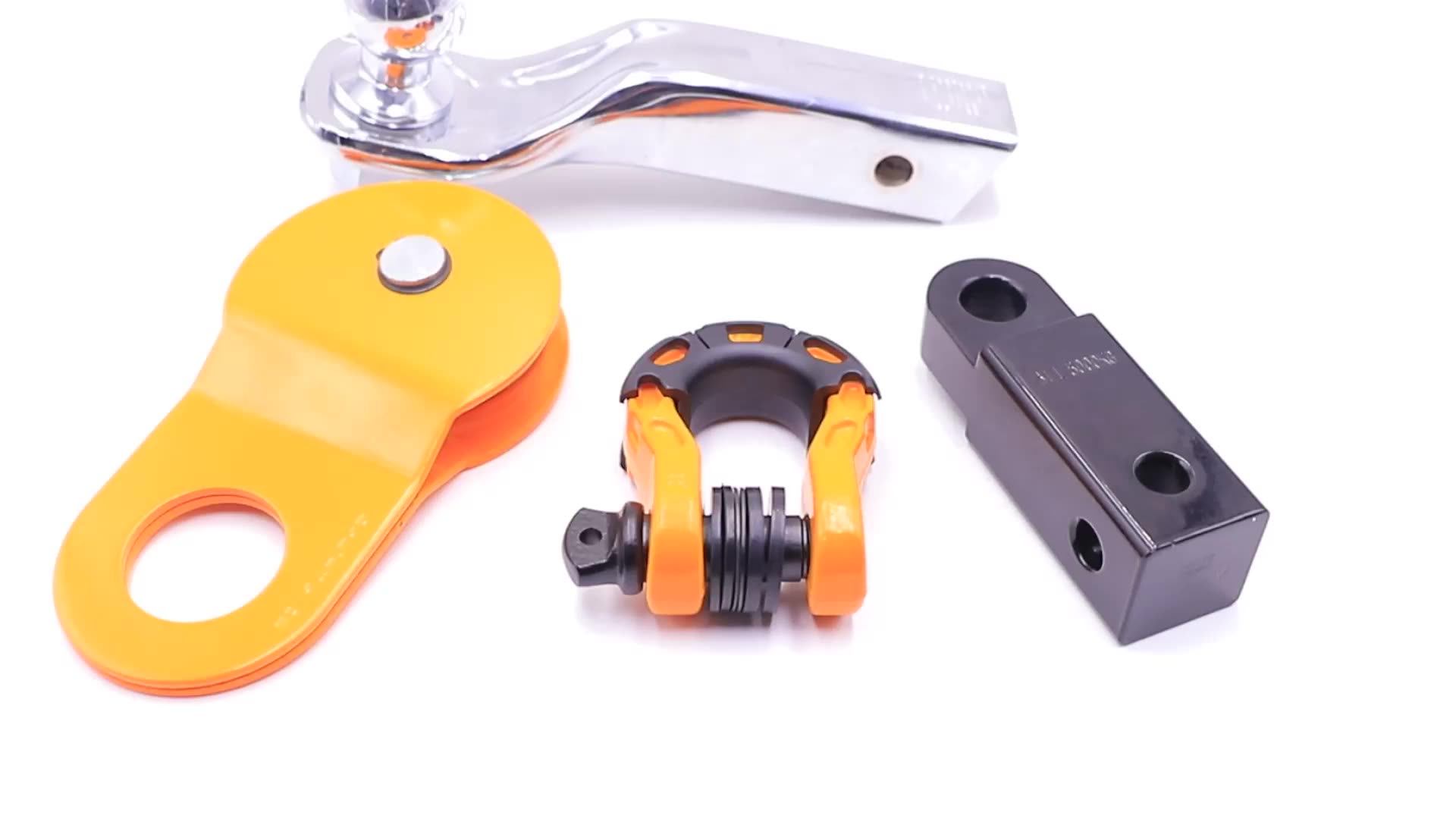 Heavy Duty 2'' Aluminum Shackle Hitch Receiver With 3/4'' D Ring Buy