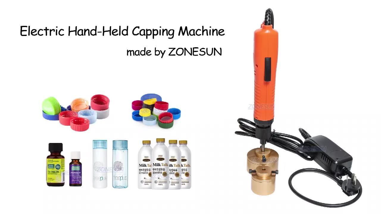Zonesun Large Torque Speed Adjustable Capping Machine Handheld Electric