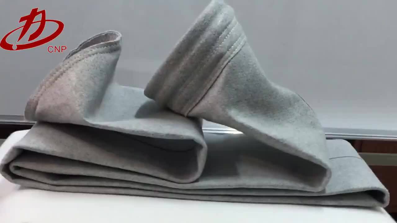 High Quality Dust Filter Bag With Top Snap Ring For Pulse Jet Baghouse
