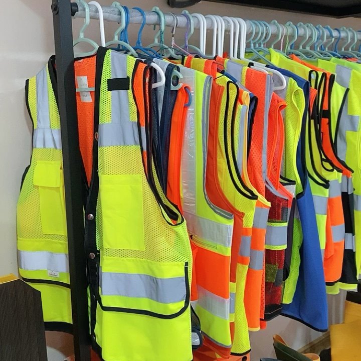 High Adjustable Safety Security Visibility Reflective Vest Gear Stripes