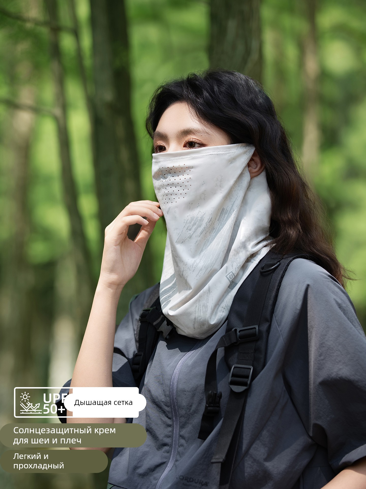 迷彩防晒面罩女夏透气防紫外线冰丝面纱男骑行开车摩托车遮阳口罩