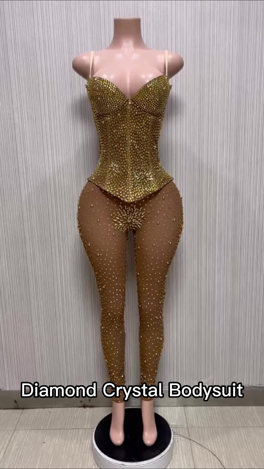 Combinaison Latex Cuir Femme - Catsuit Brillant Clubwear Sans Manches