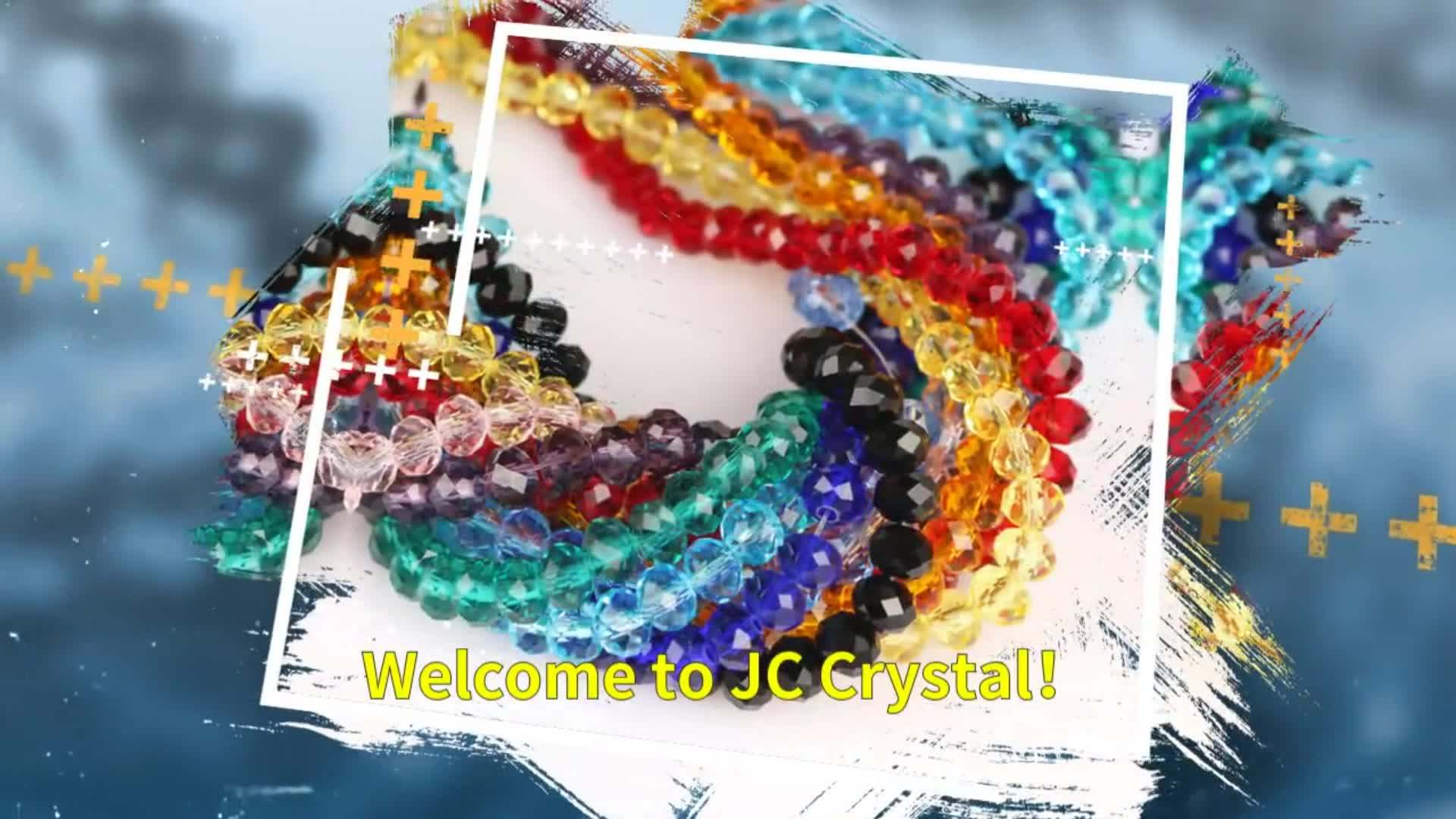 8mm Hematite Beads Glass Crystal Rondelle Faceted Beads For Jewelry