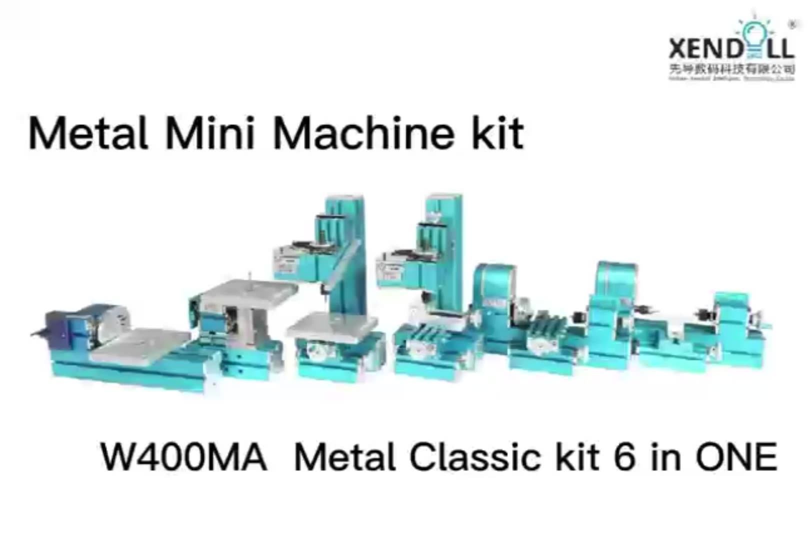 6 In 1 Mini Metal Lathe Diy Educational Mini Lathe Hobby Drilling And