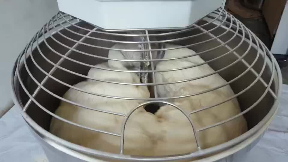 Yoslon High Quality,Electric Manual Dough Mixer 100kg Dough Spiral