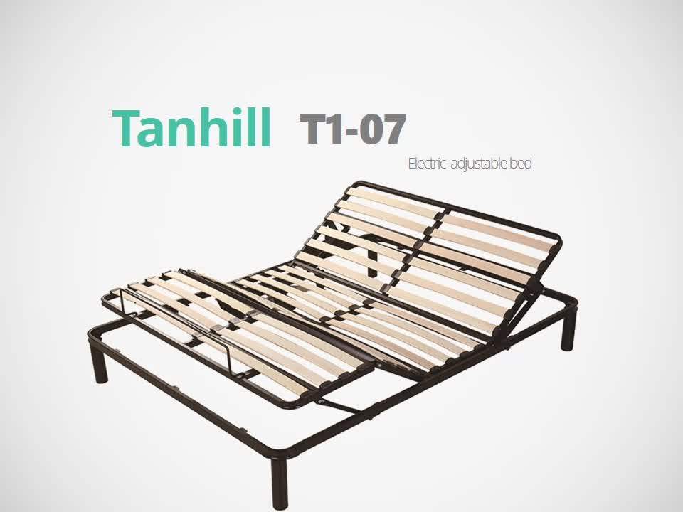 Wooden Slat Adjustable Motorized Electric Bed Tanhill Buy Wooden Slat