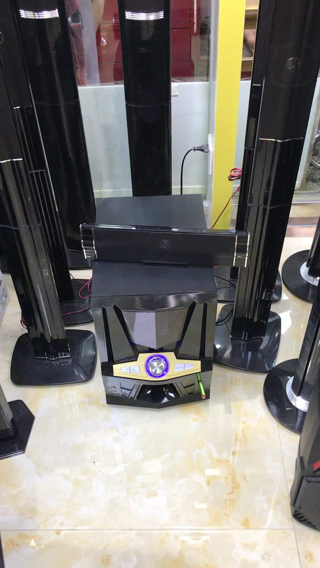 Active Woofer Home Theatre System 5.1 Speaker With Usb/sd/mmc/dvd/pc