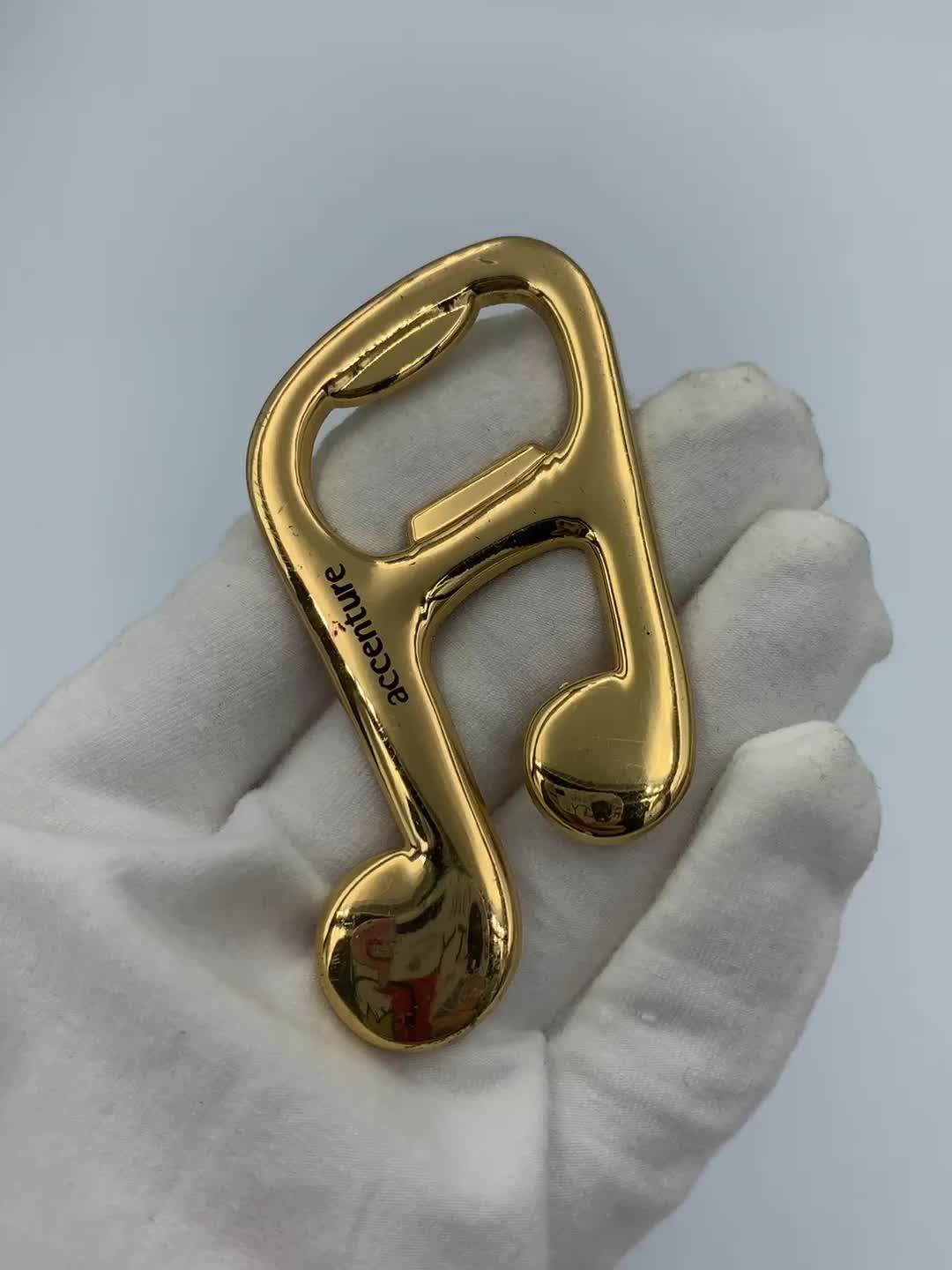 Fancy Music Note Bottle Opener Custom Logo Note Beer Opener Beer Bottle