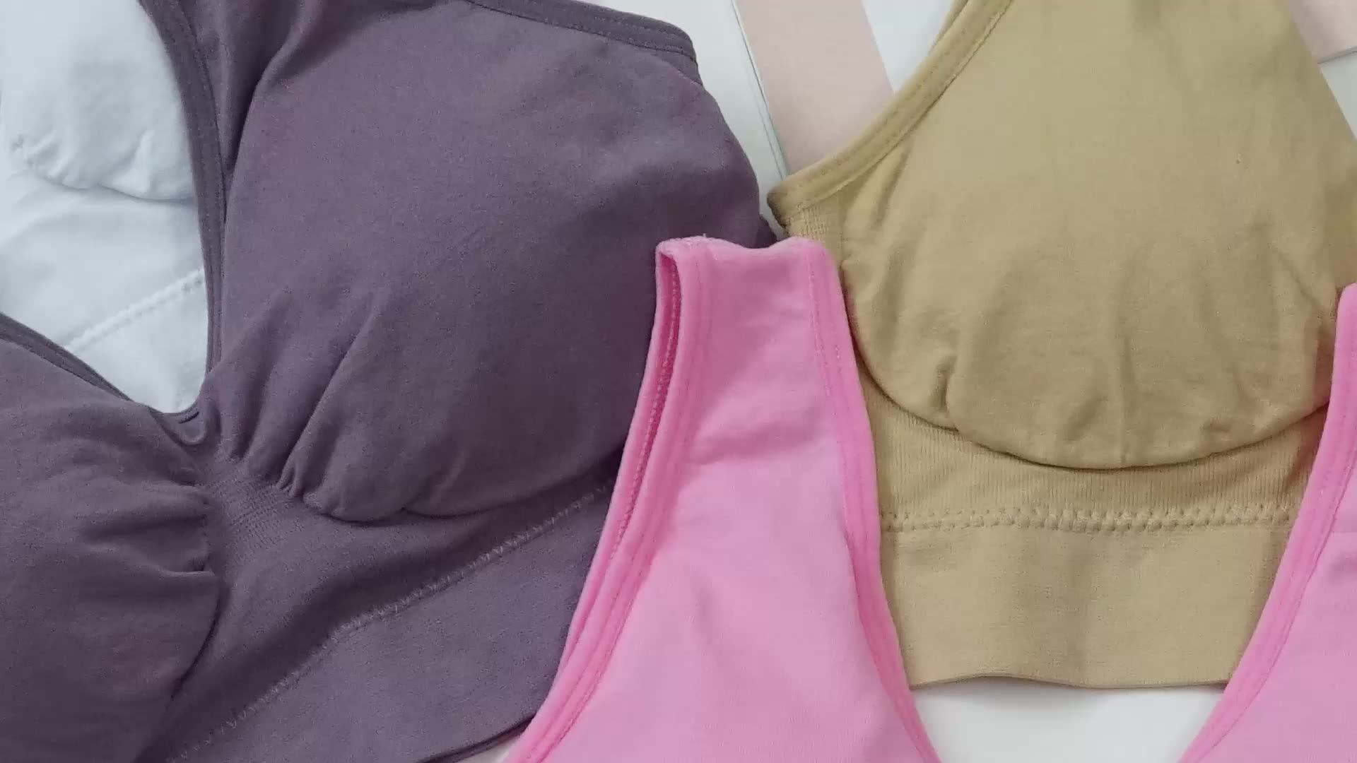 Customization Sports Bras For Women Support Large Bra Wireless Seamless