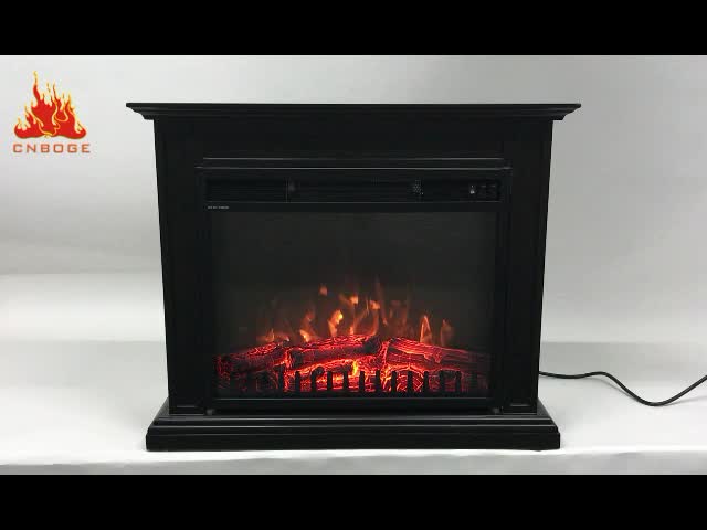 Newest Realistic Elegant Electric Fireplace With Remote Control